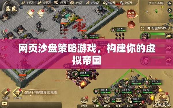 網頁沙盤策略游戲，打造你的虛擬帝國