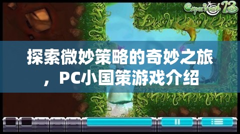 微妙策略的奇妙之旅，PC小國策游戲深度解析