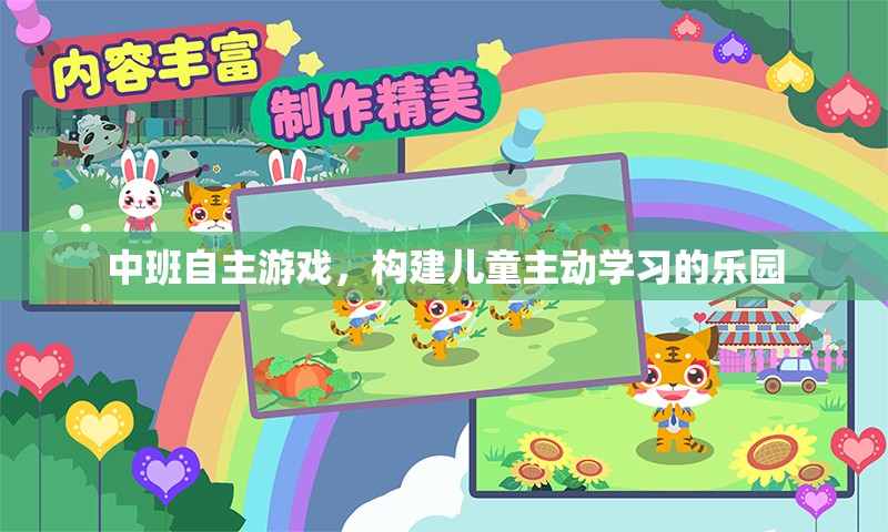 中班自主游戲，打造兒童主動學(xué)習(xí)的樂園
