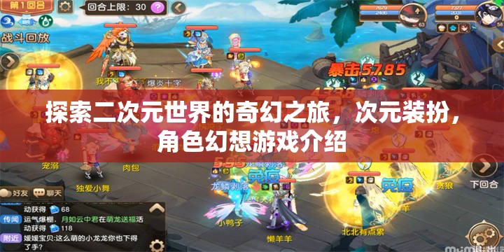穿越次元，探索二次元世界的奇幻裝扮與角色幻想之旅