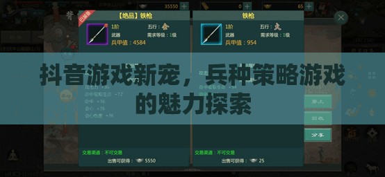 兵種策略游戲，解鎖抖音新寵的魅力探索
