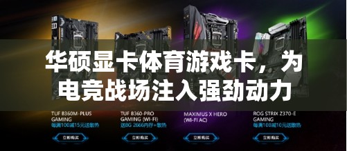 華碩顯卡體育游戲卡，為電競戰(zhàn)場注入強(qiáng)勁動(dòng)力