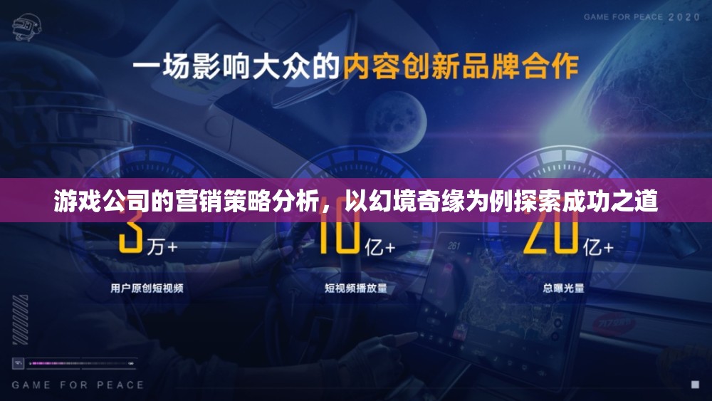 幻境奇緣，游戲公司營銷策略的探索與成功之道