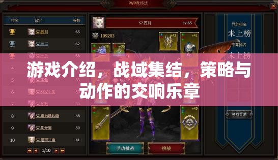 戰(zhàn)域集結，策略與動作的交響樂章
