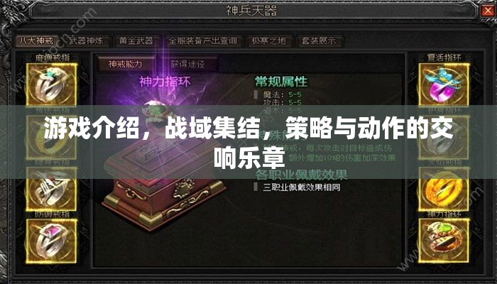 戰(zhàn)域集結，策略與動作的交響樂章