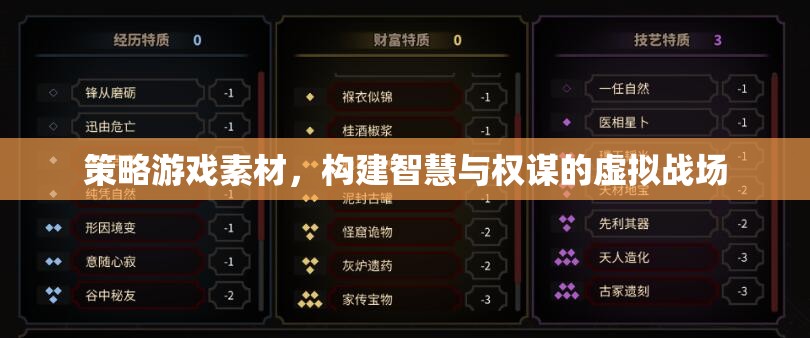 智慧與權(quán)謀的虛擬戰(zhàn)場，策略游戲中的智慧對決