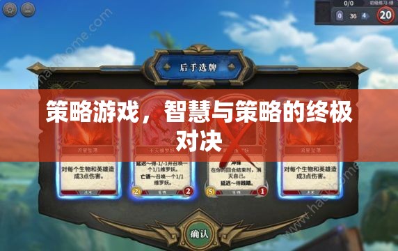 智慧與策略的巔峰對決，策略游戲的終極挑戰(zhàn)