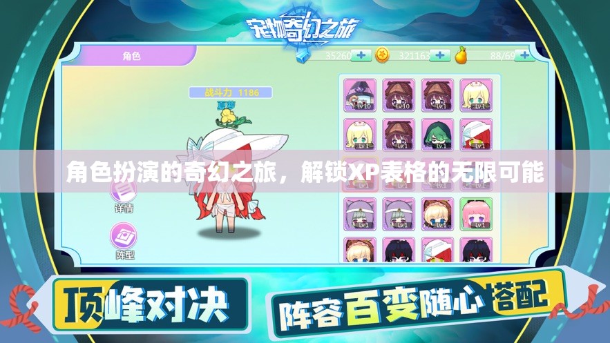 解鎖奇幻之旅，角色扮演與XP表格的無限可能