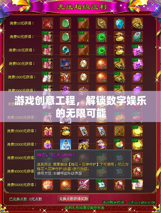 游戲創(chuàng)意工程，解鎖數(shù)字娛樂的無限可能