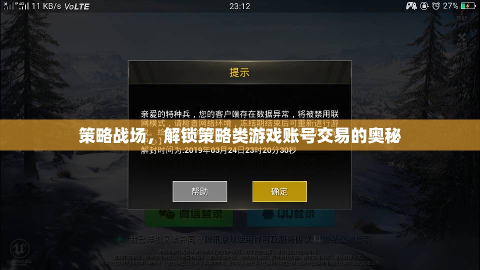 解鎖策略類游戲賬號交易，策略戰(zhàn)場的奧秘