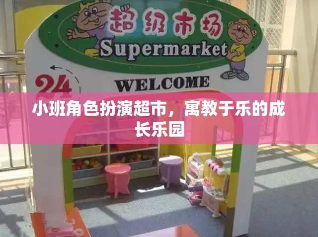 寓教于樂小班角色扮演超市，兒童成長的樂園
