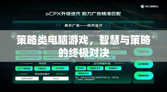 智慧與策略的終極對決，策略類電腦游戲的魅力