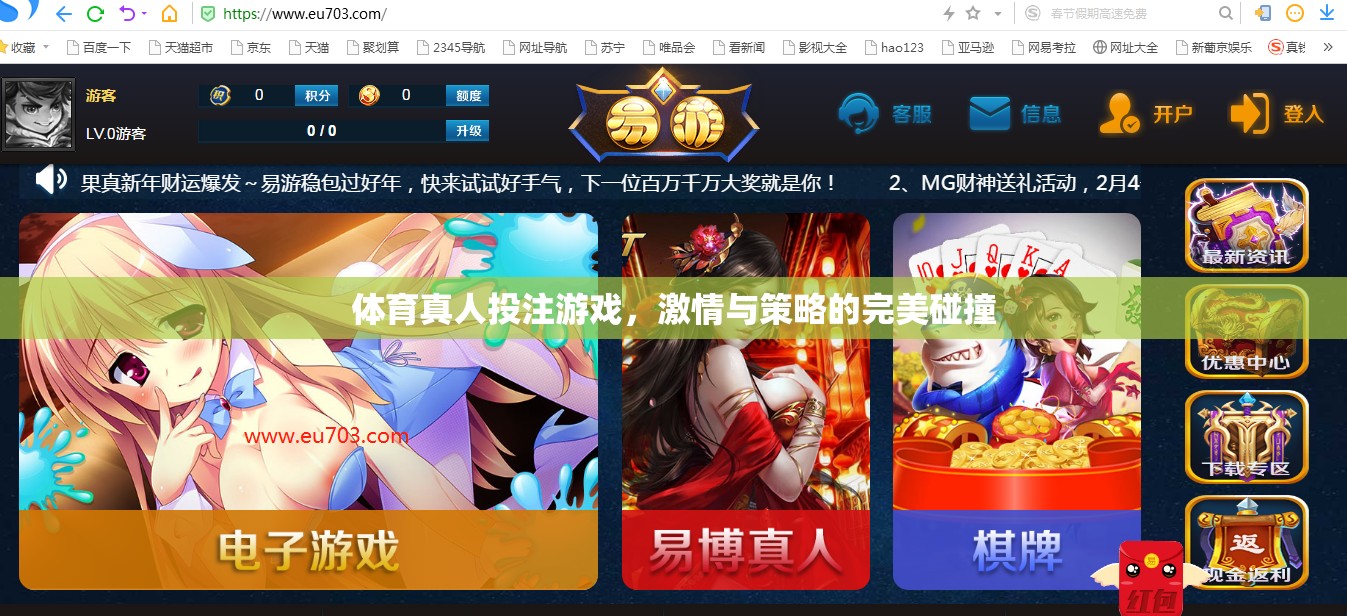 激情與策略的碰撞，探索體育真人投注游戲的魅力