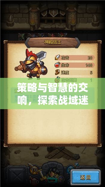 戰(zhàn)域迷蹤，策略與智慧的交響曲——深度策略單機戰(zhàn)棋游戲探索