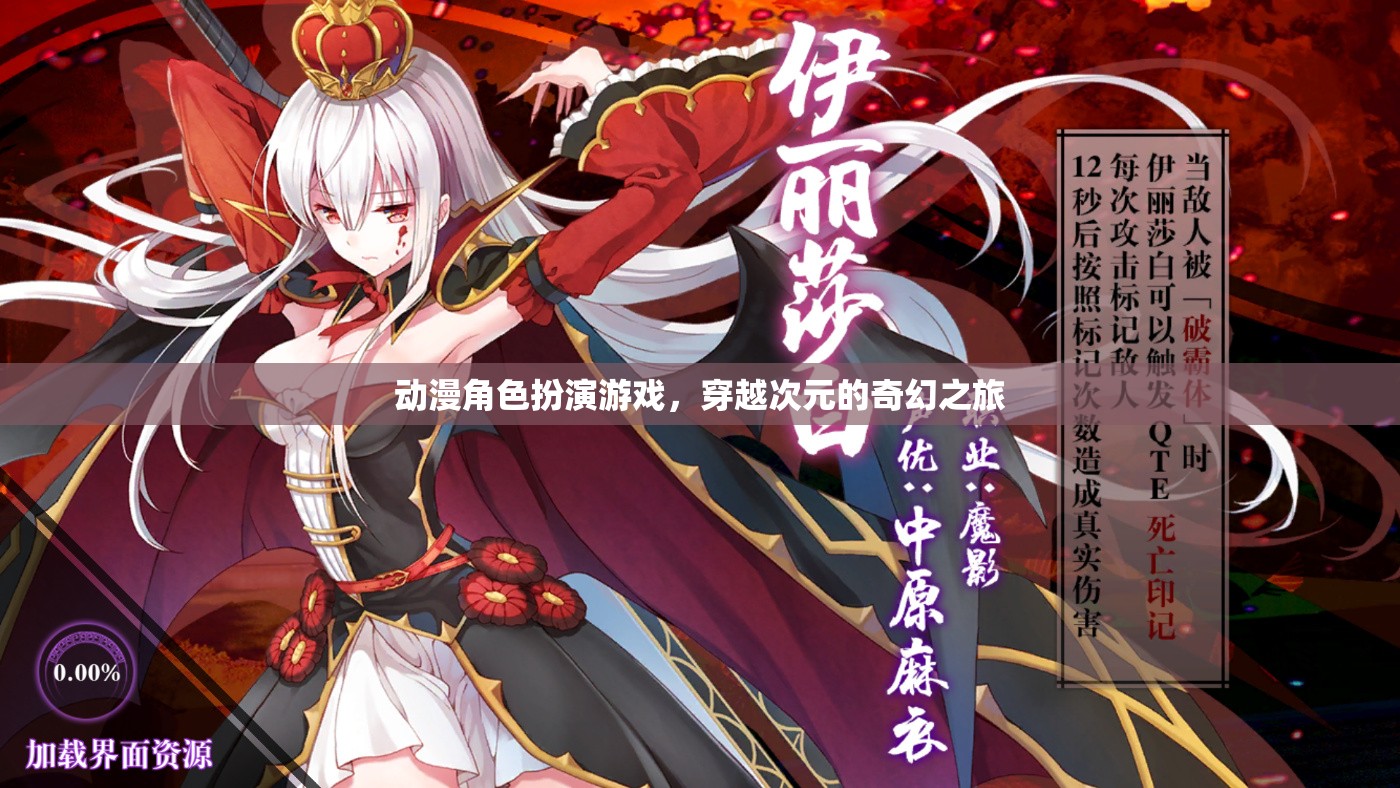 次元穿越，動漫角色扮演的奇幻之旅