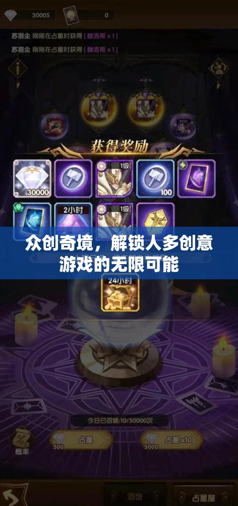 眾創(chuàng)奇境，解鎖人多創(chuàng)意游戲的無限可能