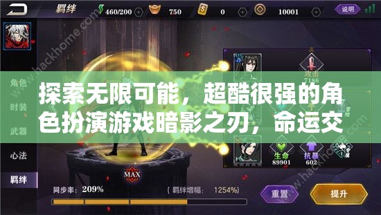 暗影之刃，探索命運(yùn)交織的無限角色扮演冒險(xiǎn)