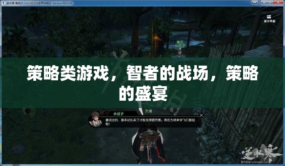 智者的戰(zhàn)場，策略類游戲的策略盛宴