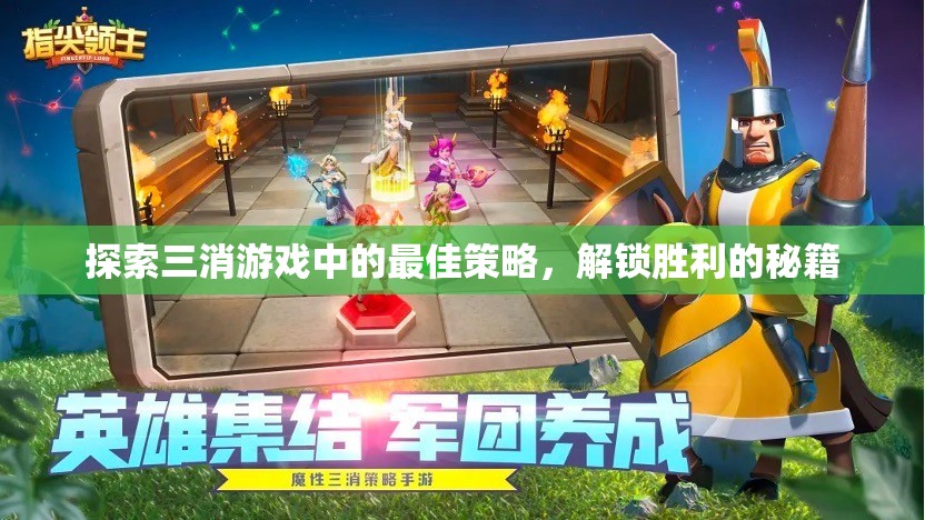 解鎖三消游戲勝利秘籍，探索最佳策略