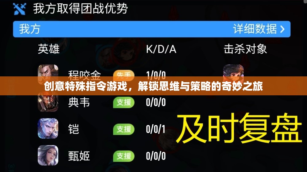 解鎖思維與策略的奇妙之旅，創(chuàng)意特殊指令游戲