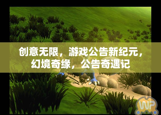創(chuàng)意無界，游戲公告新紀(jì)元，幻境奇緣的公告奇遇