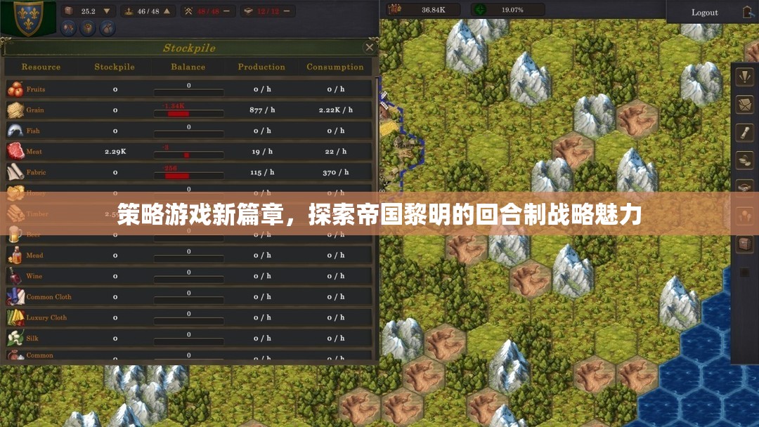 探索帝國(guó)黎明的回合制戰(zhàn)略魅力，策略游戲新篇章