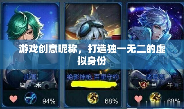 打造個(gè)性化游戲昵稱，塑造你的獨(dú)特虛擬身份