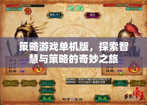 智慧與策略的奇妙探險(xiǎn)，單機(jī)型策略游戲之旅