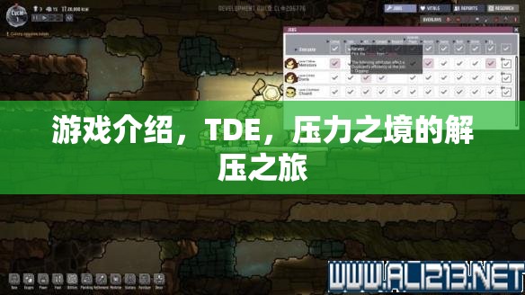 游戲介紹，TDE，壓力之境的解壓之旅