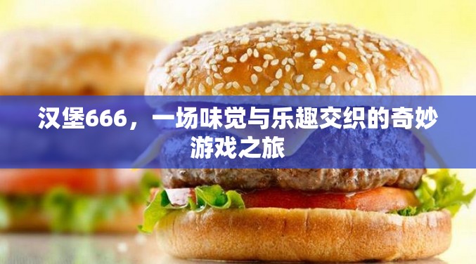 漢堡666，味覺(jué)與樂(lè)趣的奇妙游戲之旅  第2張