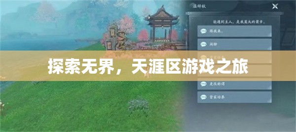探索無(wú)界，天涯區(qū)游戲之旅的奇妙冒險(xiǎn)