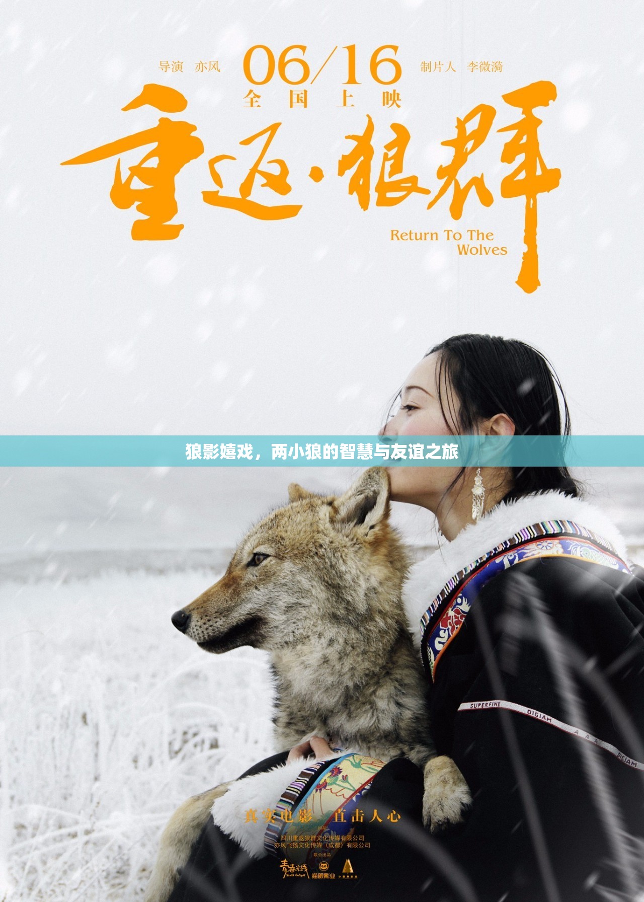 狼影嬉戲，兩小狼的智慧與友誼之旅