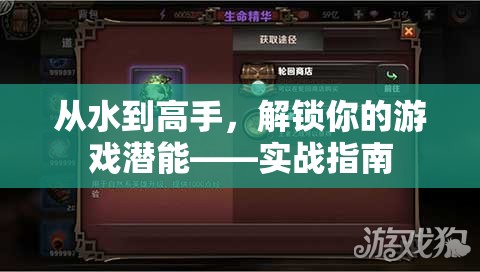 解鎖游戲潛能，從新手到高手的實(shí)戰(zhàn)指南