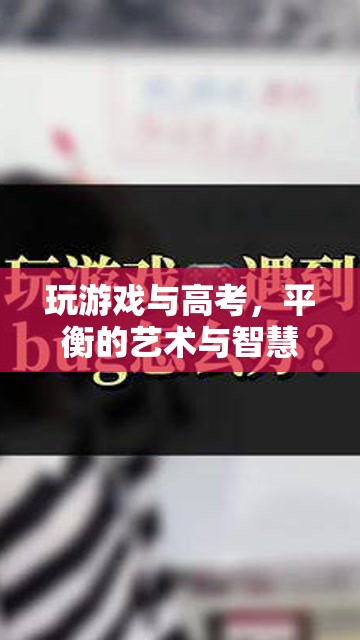 平衡的藝術(shù)與智慧的火花，高考與游戲之間的微妙關(guān)系