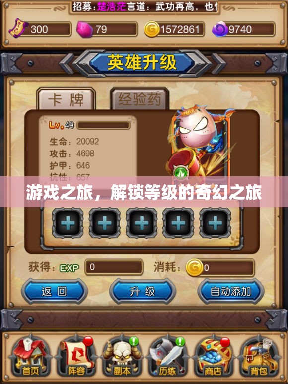 解鎖奇幻之旅，游戲等級的冒險探索