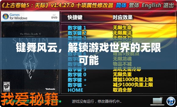 解鎖游戲世界的無(wú)限可能，鍵舞風(fēng)云的魅力之旅