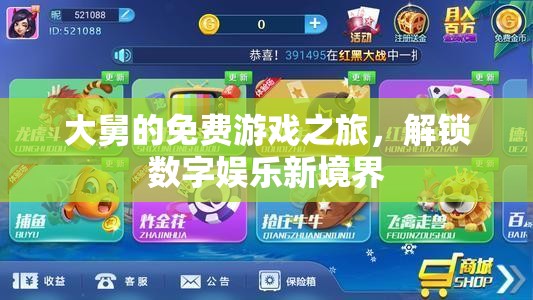 大舅的免費游戲之旅，解鎖數(shù)字娛樂新境界