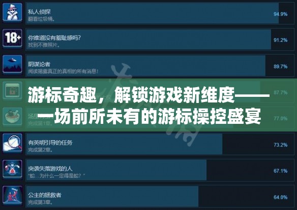 解鎖游戲新維度，游標奇趣操控盛宴