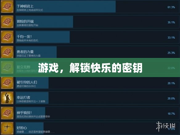 解鎖快樂，游戲作為快樂的密鑰