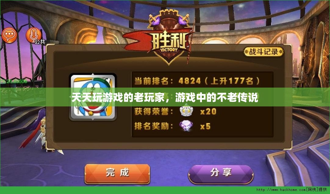 天天游戲，老玩家締造的不老傳說