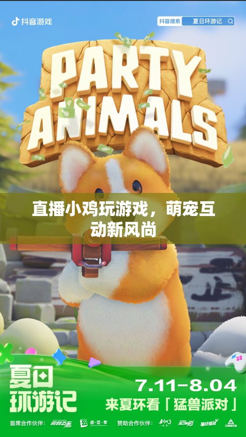 直播小雞玩游戲，萌寵互動新風(fēng)尚