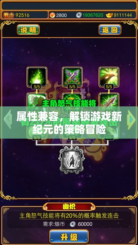 解鎖游戲新紀元，屬性兼容的策略冒險之旅