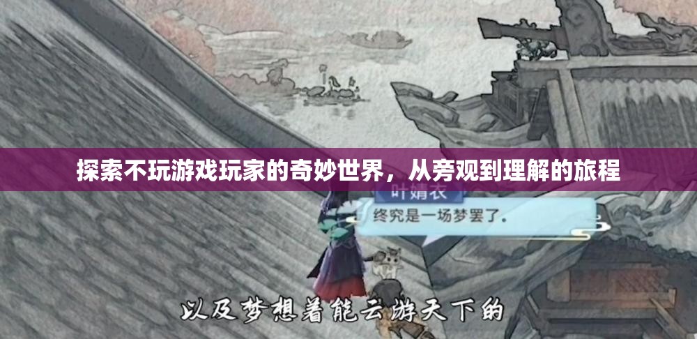 從旁觀到理解，探索不玩游戲玩家的奇妙世界