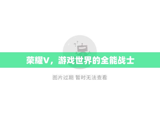 榮耀V，游戲世界的全能戰(zhàn)士