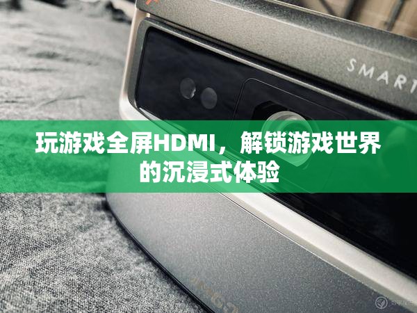 解鎖游戲世界的沉浸式體驗(yàn)，全屏HDMI的魅力