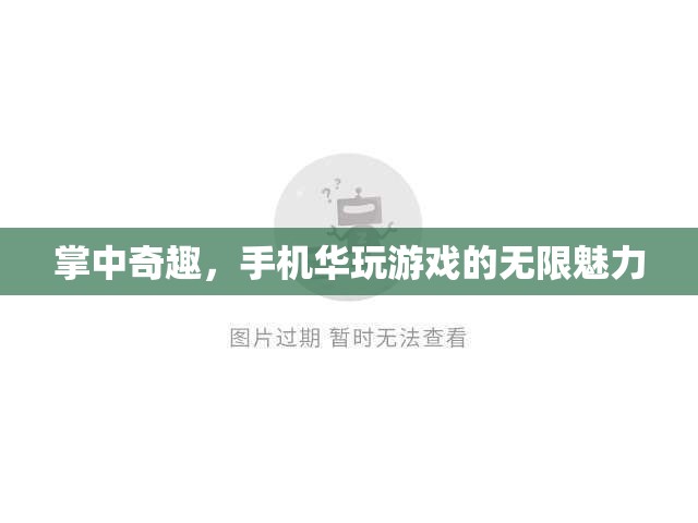 掌中奇趣，手機(jī)游戲無限魅力的探索之旅
