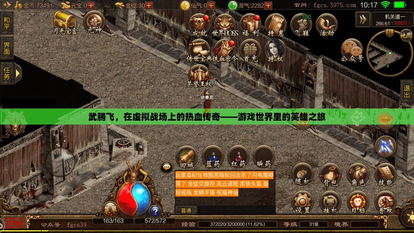 武騰飛，虛擬戰(zhàn)場上的熱血傳奇