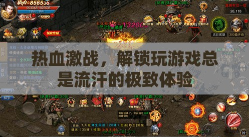 解鎖極致游戲體驗，熱血激戰(zhàn)中的汗水與激情