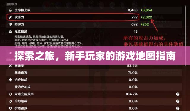 新手必看，探索之旅游戲地圖指南