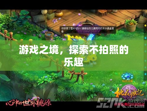探索游戲之境，不拍照的樂趣
